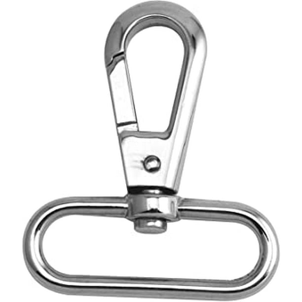 Wuuycoky Black 1.5 Inner Diameter Oval Ring Large Hook Buckle Lobster Clasps Swivel Snap Hooks Pack of 2 Wuuycoky Black 1.5 Inner Diameter Oval Ring Large Hook Buckle Lobster Clasps Swivel Snap Hooks Pack of 2